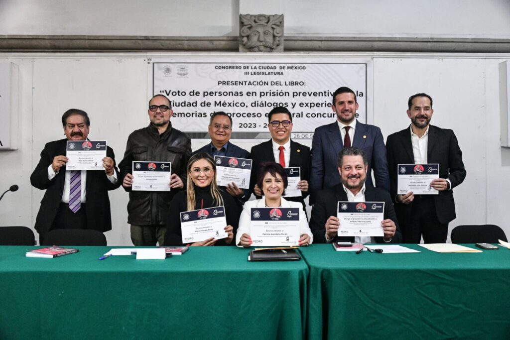 Presenta IECM en Congreso libro sobre el voto de personas en prisión preventiva