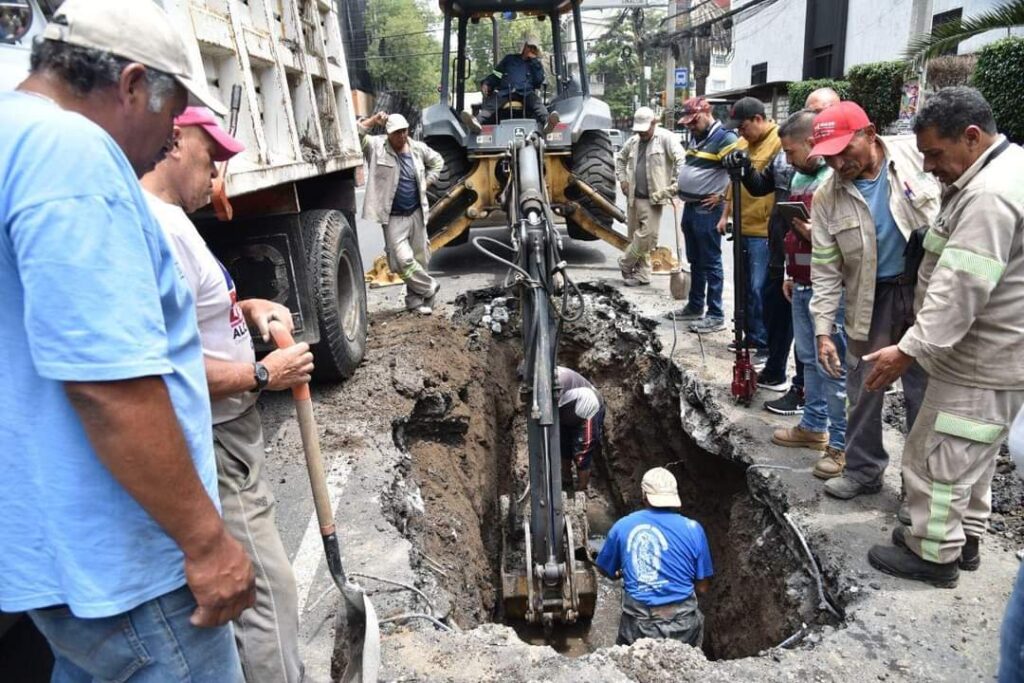 Alcaldía Cuauhtémoc realiza mejoras hidráulicas y urbanas