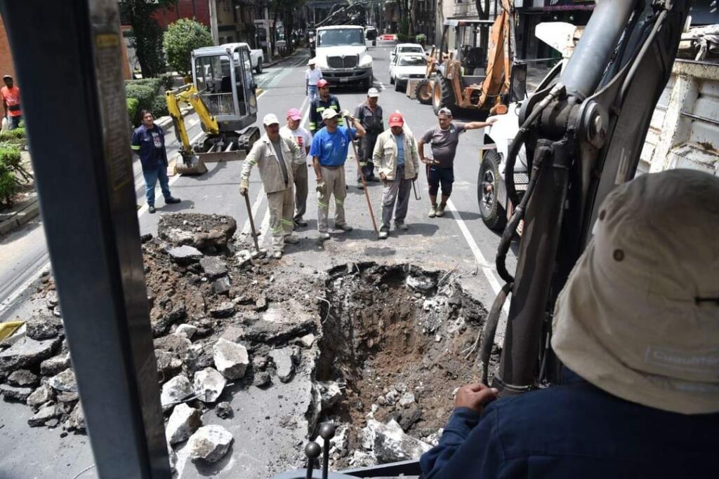 Alcaldía Cuauhtémoc realiza mejoras hidráulicas y urbanas