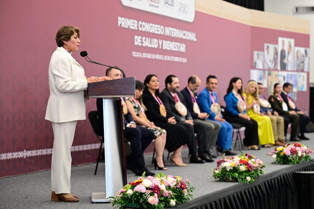 Delfina Gómez inaugura 1er Congreso Internacional de Salud y Bienestar