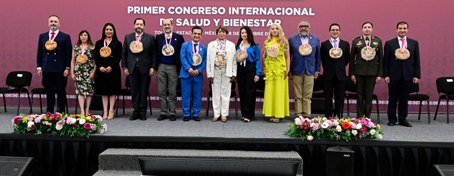 Delfina Gómez inaugura 1er Congreso Internacional de Salud y Bienestar