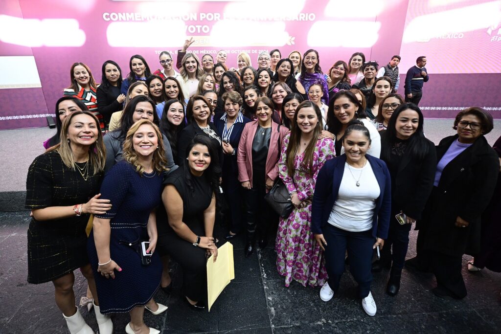 Delfina Gómez refrenda compromiso con los derechos políticos de las mujeres