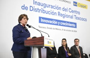 Delfina Gómez impulsa inversión de 1,200 mdp; inaugura CEDIS Coppel en Texcoco