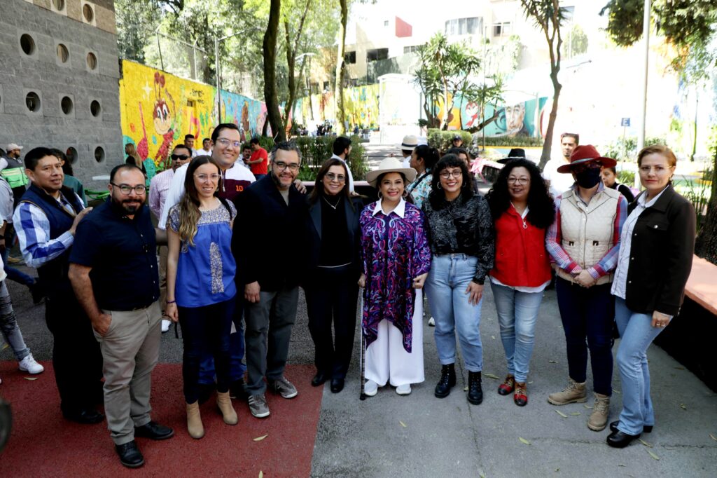 Clara Brugada entrega el Parque Alegría “Cri-Cri” en Magdalena Contreras