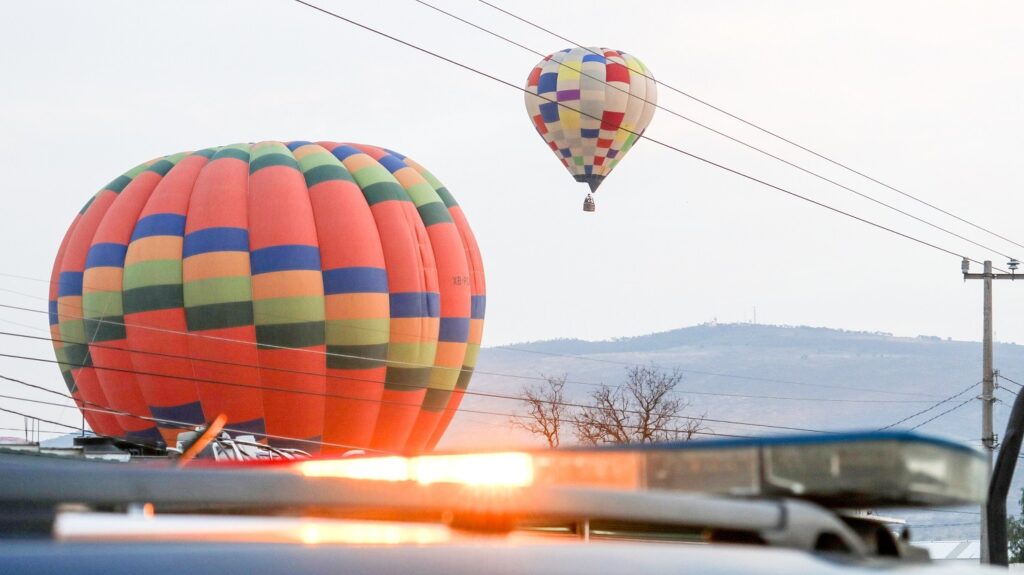 Refuerzan supervisión a globos aerostáticos en Teotihuacán