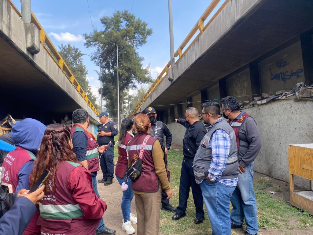 Recuperan bajo puente de Río Churubusco y Av, Apatlaco