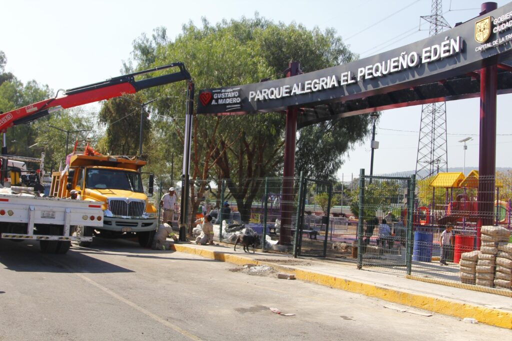 Rehabilita Gobierno Capitalino parque recreativo “El Pequeño Edén”