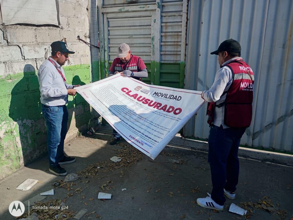 Cierran en Edoméx 25 establecimientos irregulares de grúas vehiculares