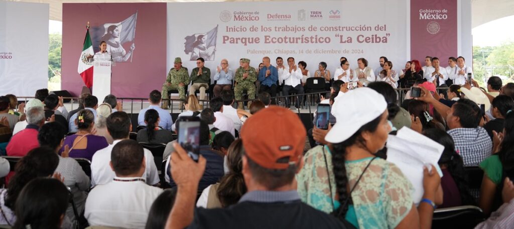 Inició la construcción del Parque Ecoturístico “La Ceiba” en Palenque, Chiapas