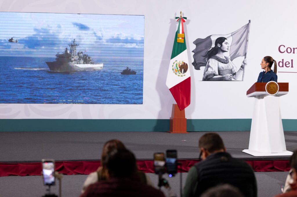 Sheinbaum destaca avances en combate al crimen y construcción de paz