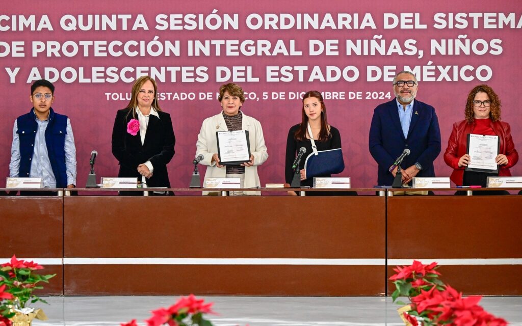 Delfina Gómez Álvarez ratifica firma de Pacto por la Primera Infancia