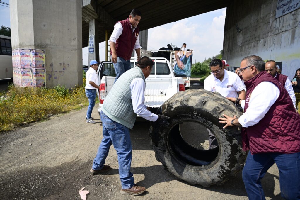 Retiran en el Edoméx más de 10 mil llantas y 1,800 toneladas de basura