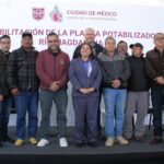 Clara Brugada entrega rehabilitación de Planta Potabilizadora Río Magdalena 1