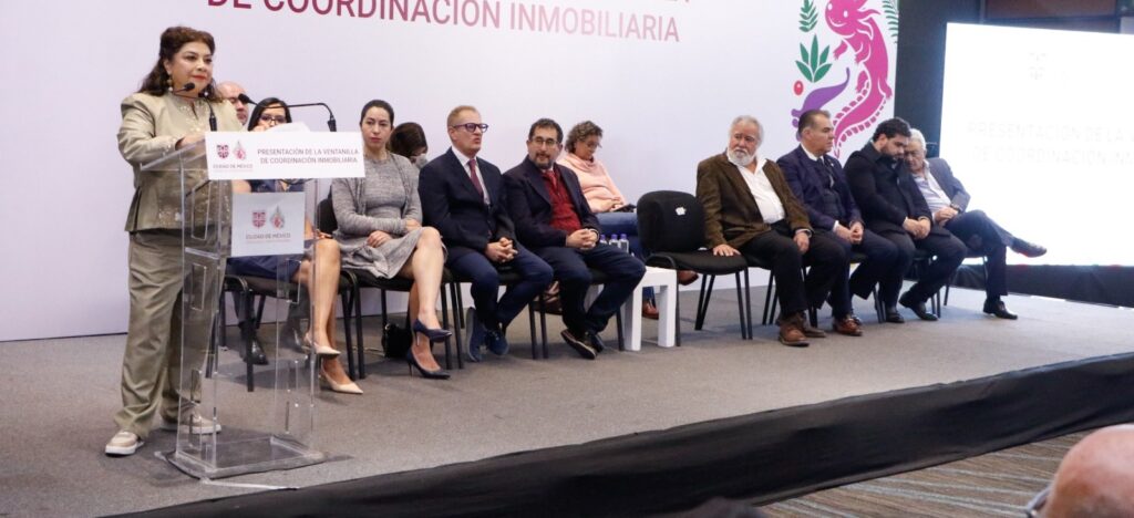 Clara Brugada presenta apertura de la Ventanilla Única Inmobiliaria