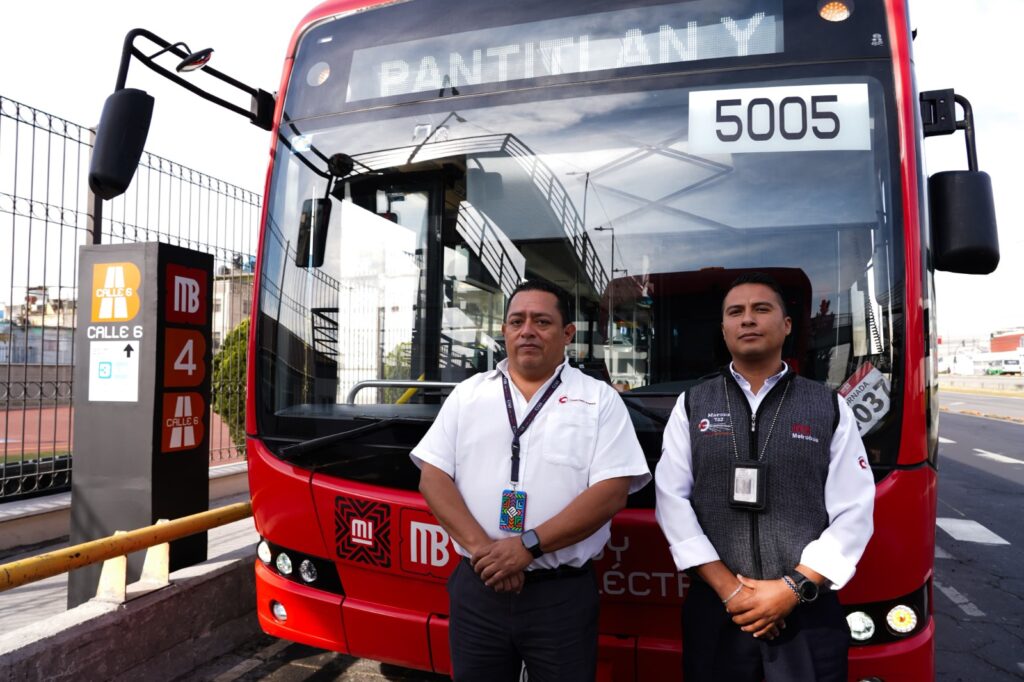 Clara Brugada inaugura la Estación Calle 6 del Metrobús en Agrícola Pantitlán