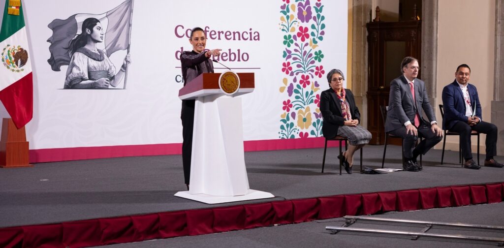 Sheinbaum reitera la postura de México: "Defenderemos nuestra soberanía"