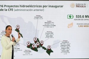 Sheinbaum presenta 51 proyectos de electricidad para fortalecer el Sistema Eléctrico Nacional