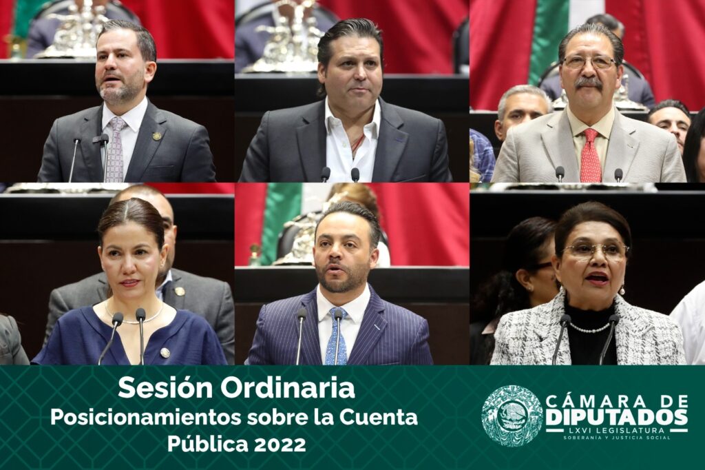 Diputados exponen sus posturas sobre el dictamen de la Cuenta Pública 2022