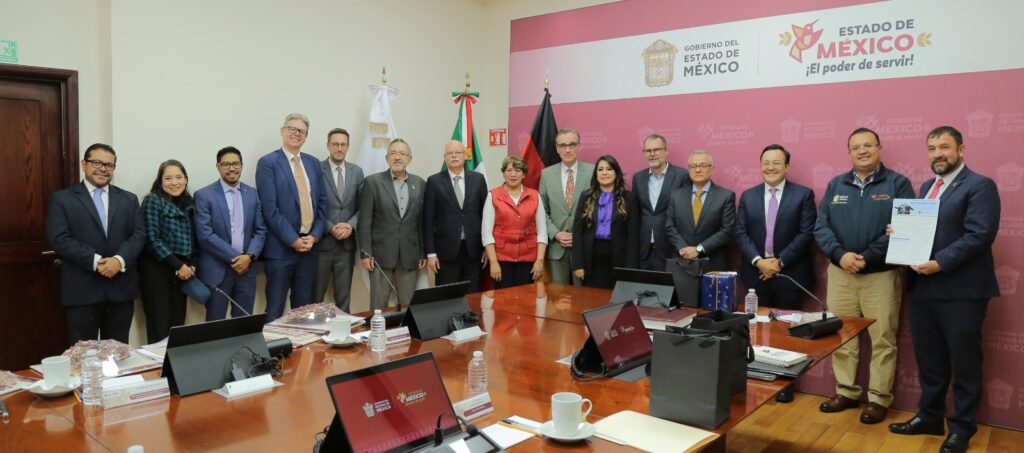 Delfina Gómez recibe al embajador de Alemania, Dr. Clemens Von Goetze