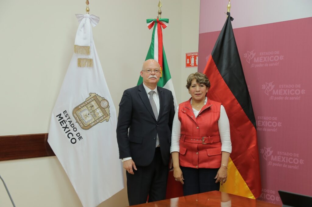 Delfina Gómez recibe al embajador de Alemania, Dr. Clemens Von Goetze