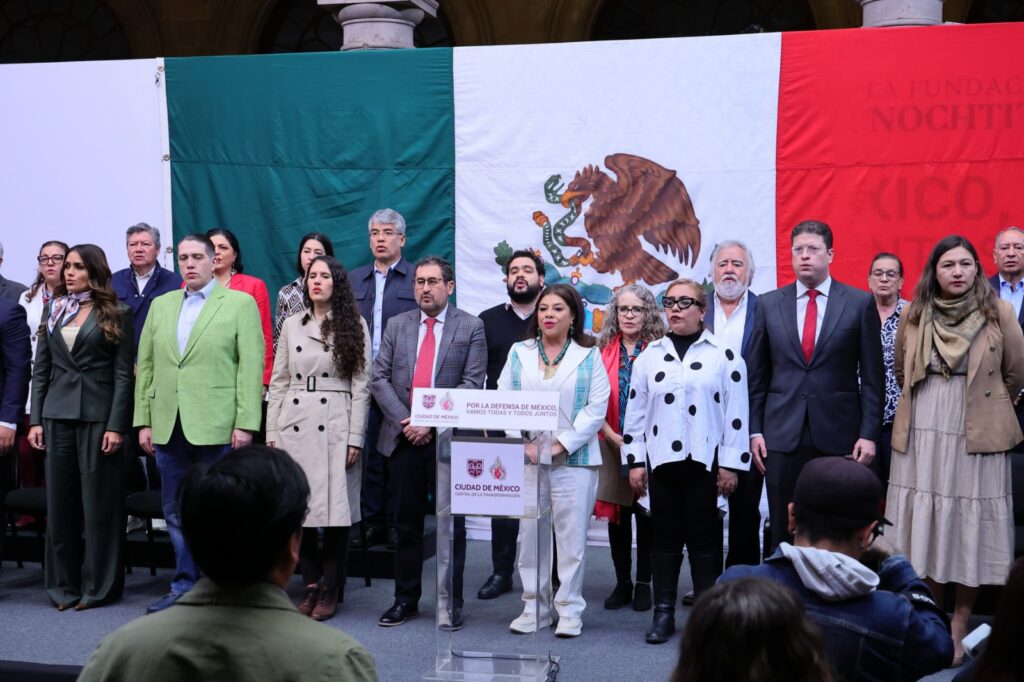 CDMX en defensa de la soberanía: Clara Brugada rechaza aranceles de EE.UU.