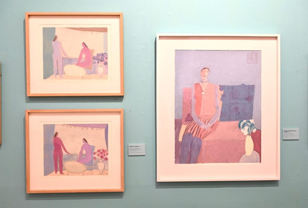 Joy Laville brilla en la estampa: el MUNAE celebra su universo gráfico