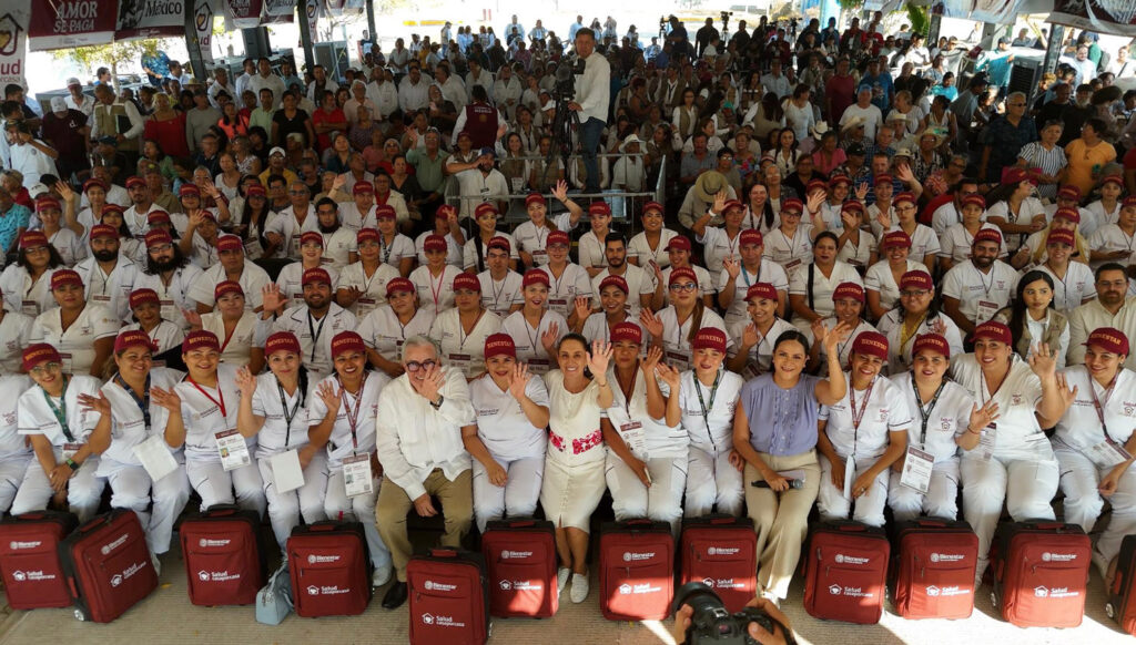 Sheinbaum lanza Programa Salud Casa por Casa en Sinaloa