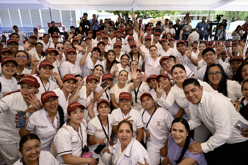Sheinbaum lanza en San Luis Potosí el programa “Salud Casa por Casa”