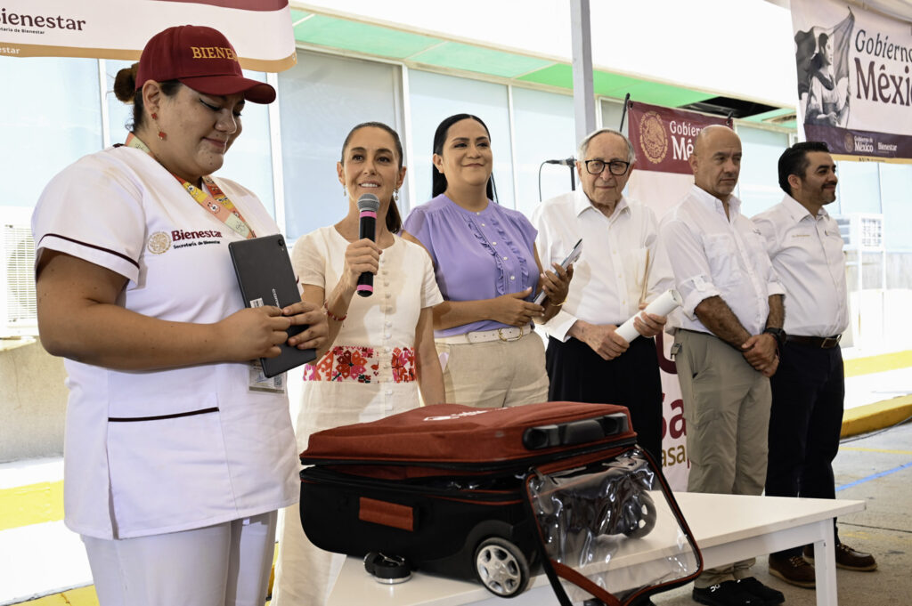 Sheinbaum lanza en San Luis Potosí el programa “Salud Casa por Casa”
