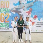 Para taekwondoínes cosechan oro y plata en Open Río 2025 y María Espinoza es la mejor entrenadora femenil