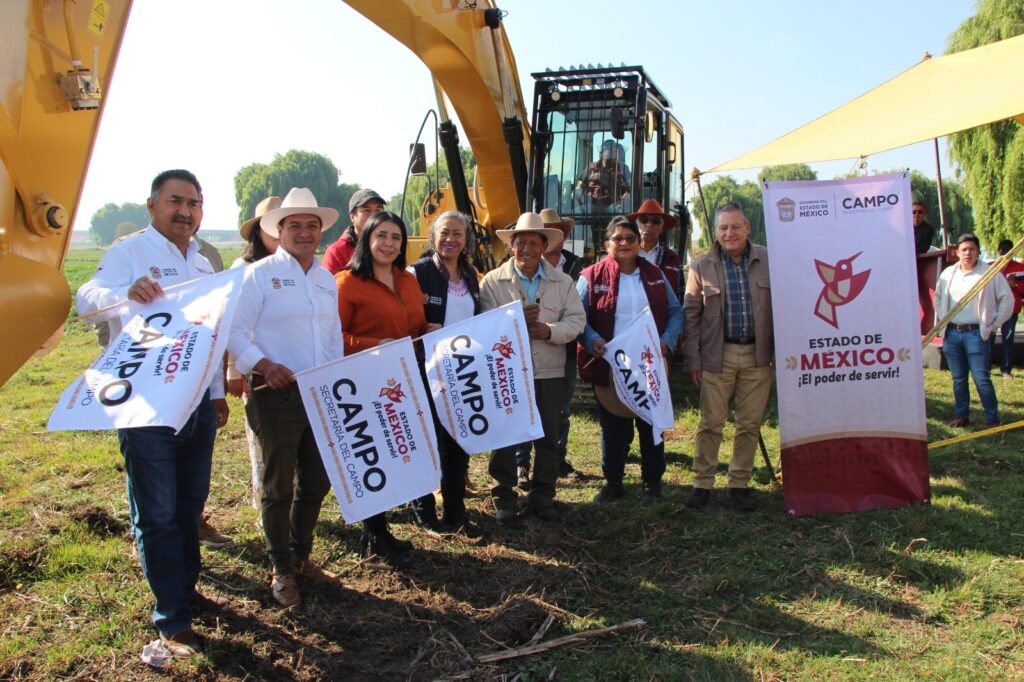 Refuerza SeCampo infraestructura rural en 23 municipios del Edoméx