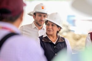 Supervisa Delfina Gómez avances del Mexicable en Naucalpan