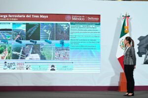 Sheinbaum destaca avances en infraestructura ferroviaria y social