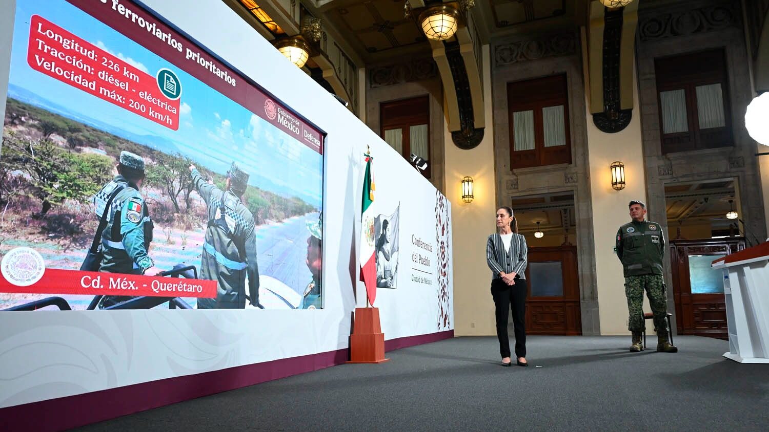 Sheinbaum destaca avances en infraestructura ferroviaria y social