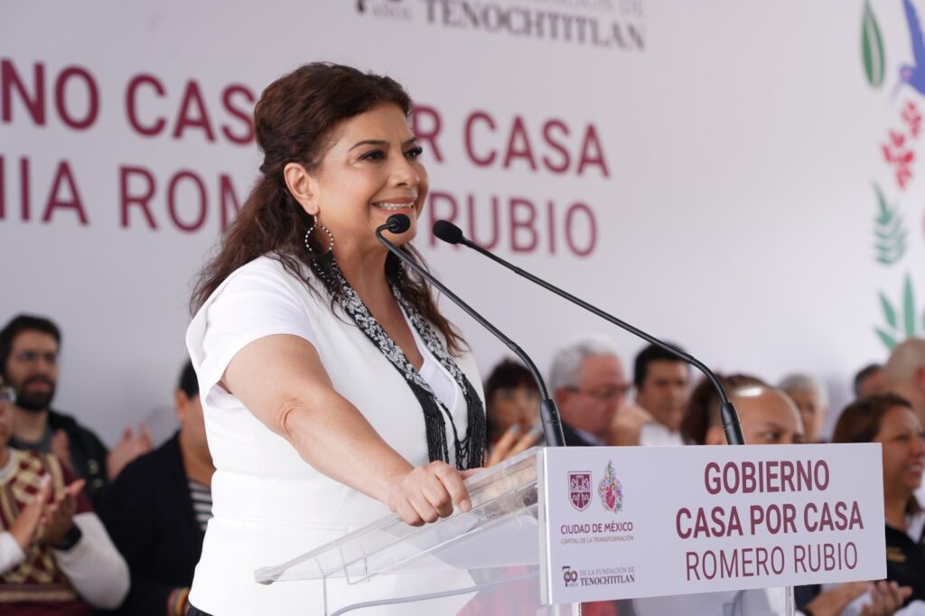 Clara Brugada reporta 82.8% de avance en el Megabachetón