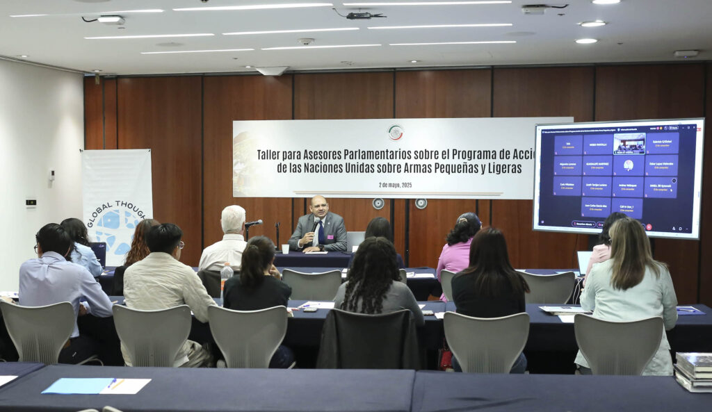 Senado impulsa capacitación sobre tráfico de armas ligeras