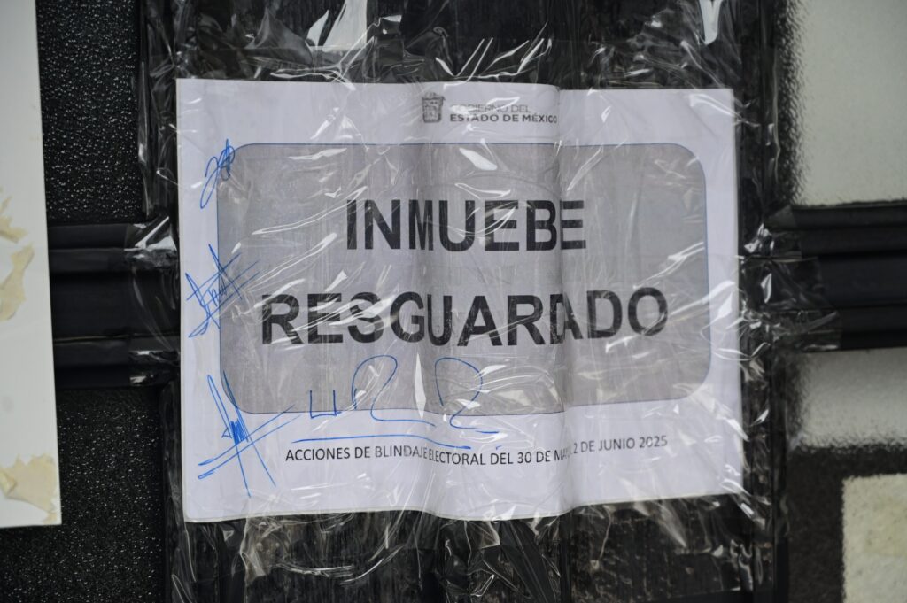 Blindaje electoral en el Edoméx: resguardan oficinas previo a elecciones