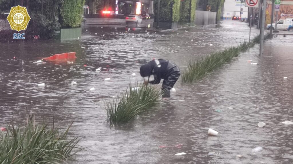 Activa CDMX operativo Tlaloque ante lluvias: reportan encharcamientos