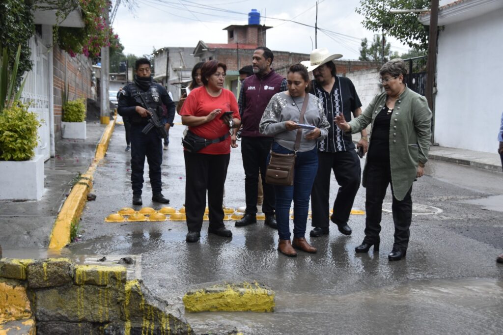 Atiende GEM a municipios de Coyotepec y Hueypoxtla afectados por lluvias