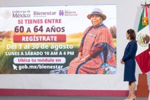 Inicia inscripción a Pensión Mujeres Bienestar en agosto