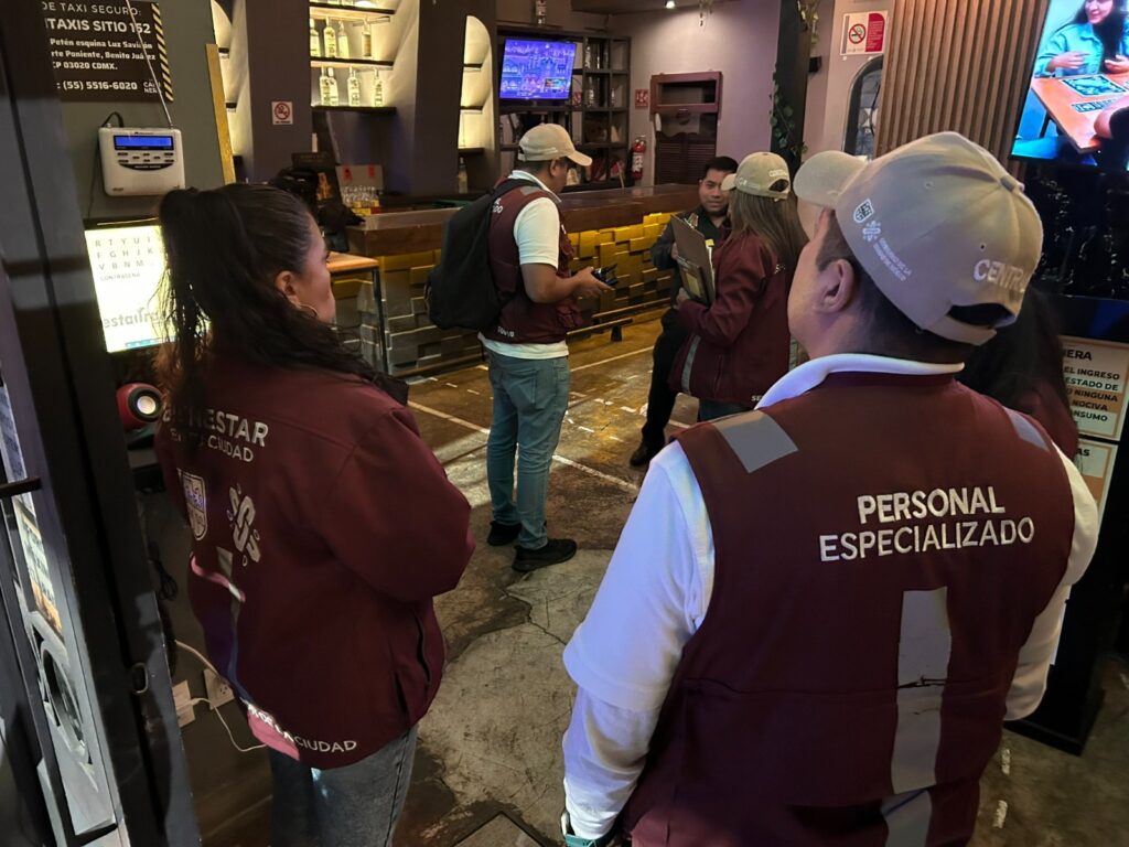 Operativos nocturnos clausuran 9 bares en CDMX
