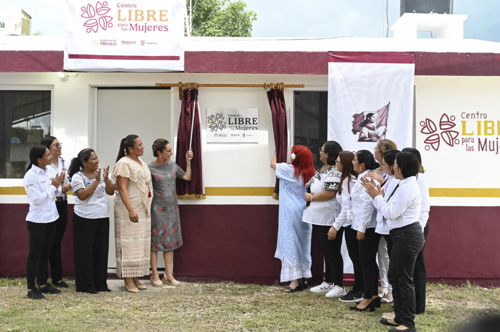 Sheinbaum inaugura Centro LIBRE en Calakmul