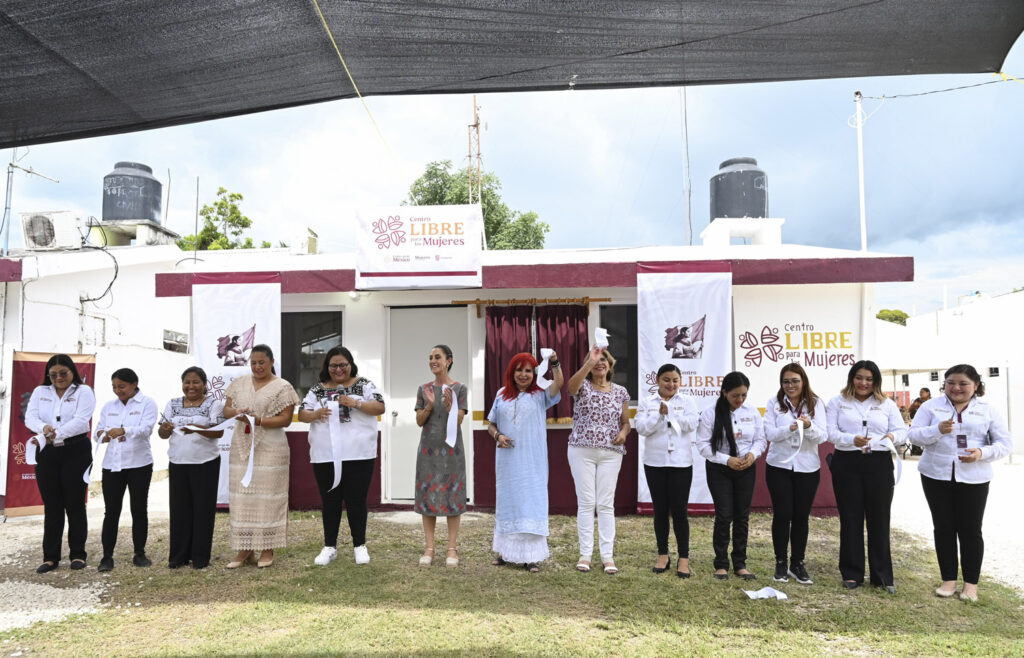 Sheinbaum inaugura Centro LIBRE en Calakmul