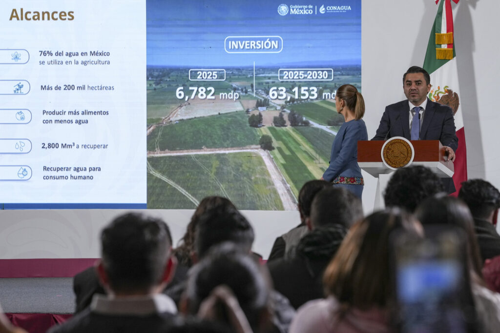 México impulsa programa histórico para garantizar agua