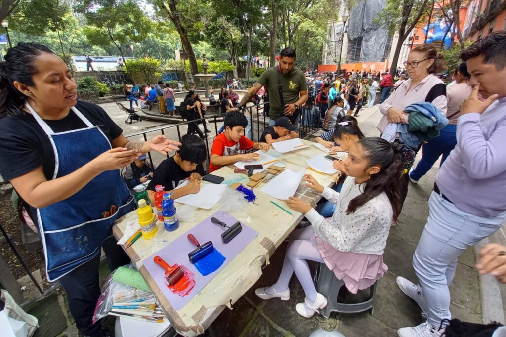 MUNAE ofrece talleres de gráfica para niñas y niños