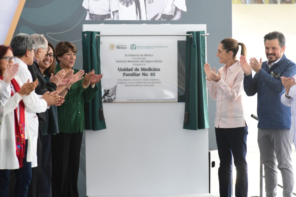 Sheinbaum inaugura Unidad Médica Familiar del IMSS en Ecatepec