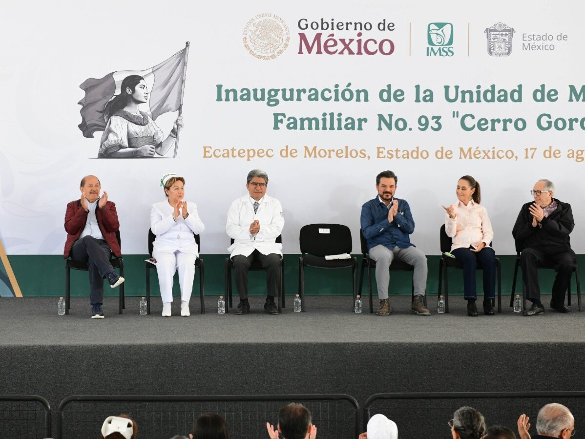 Sheinbaum inaugura Unidad Médica Familiar del IMSS en Ecatepec