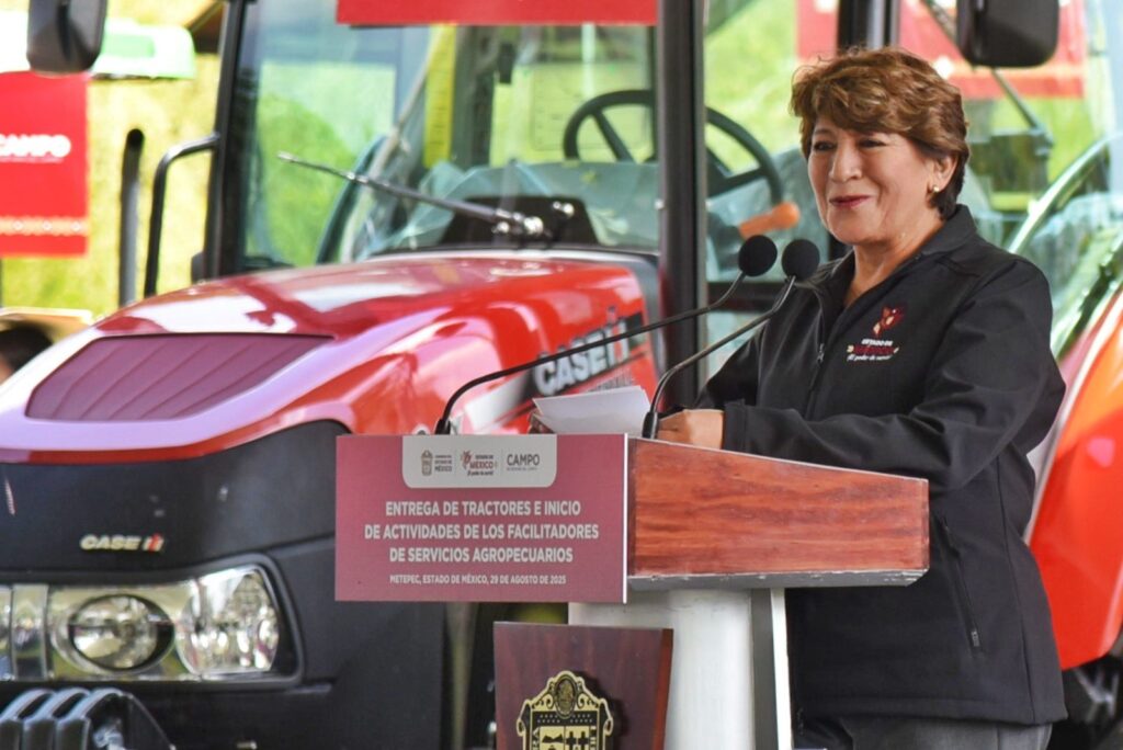 Delfina Gómez impulsa tecnificación y justicia social en el campo mexiquense