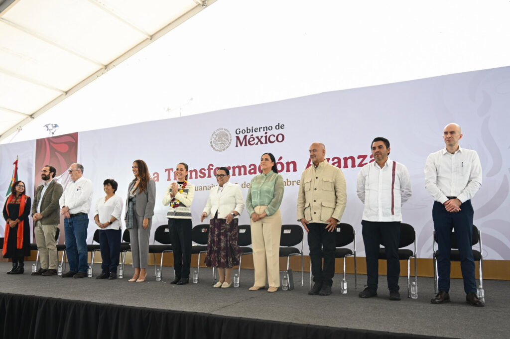 Sheinbaum inicia en Guanajuato gira de informes estatales