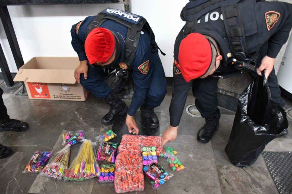 SSC CDMX operativo contra la pirotecnia